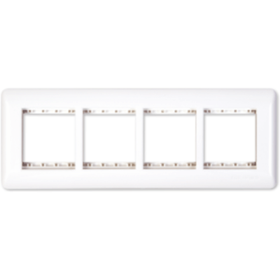 8 Module Horizontal  Face & Mounting Plate